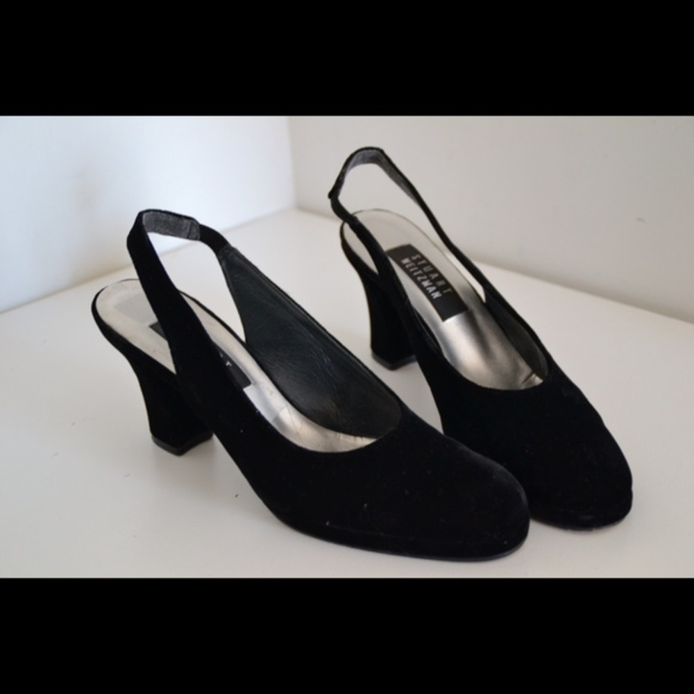 Stuart Weitzman sling back pumps